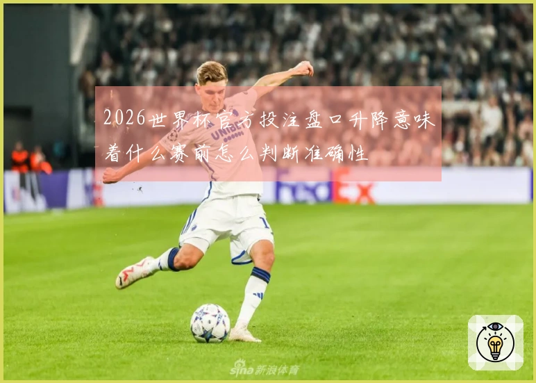 2026世界杯官方投注盘口升降意味着什么赛前怎么判断准确性